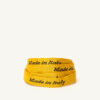 Diagonal weave tubular jacquard ribbon