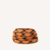 Heavy flat tubular cord