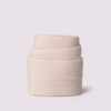 Drop needle knitted band